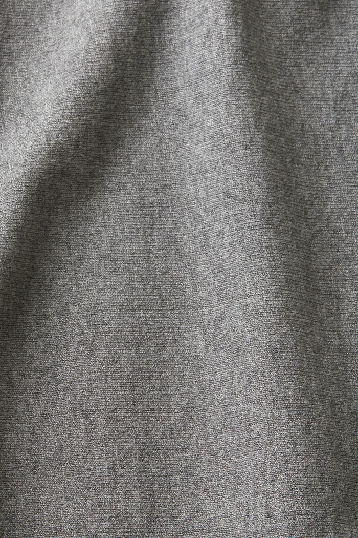Jersey con mangas de murciélago y cuello vuelto, LENZING™ ECOVERO™, MEDIUM GREY, detail image number 5