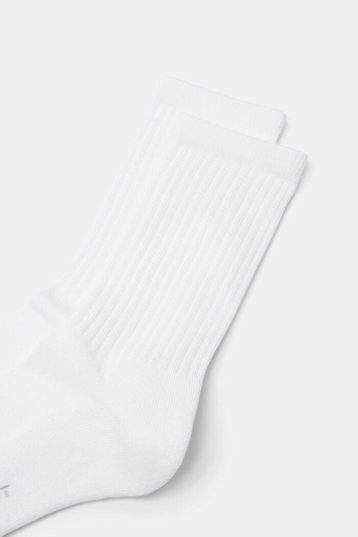 Pack de 2 calcetines de canalé, WHITE, detail image number 2