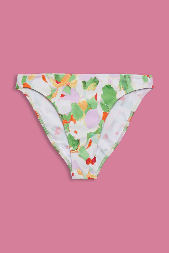 Braguita de bikini de tejido reciclado con estampado, GREEN, detail image number 4
