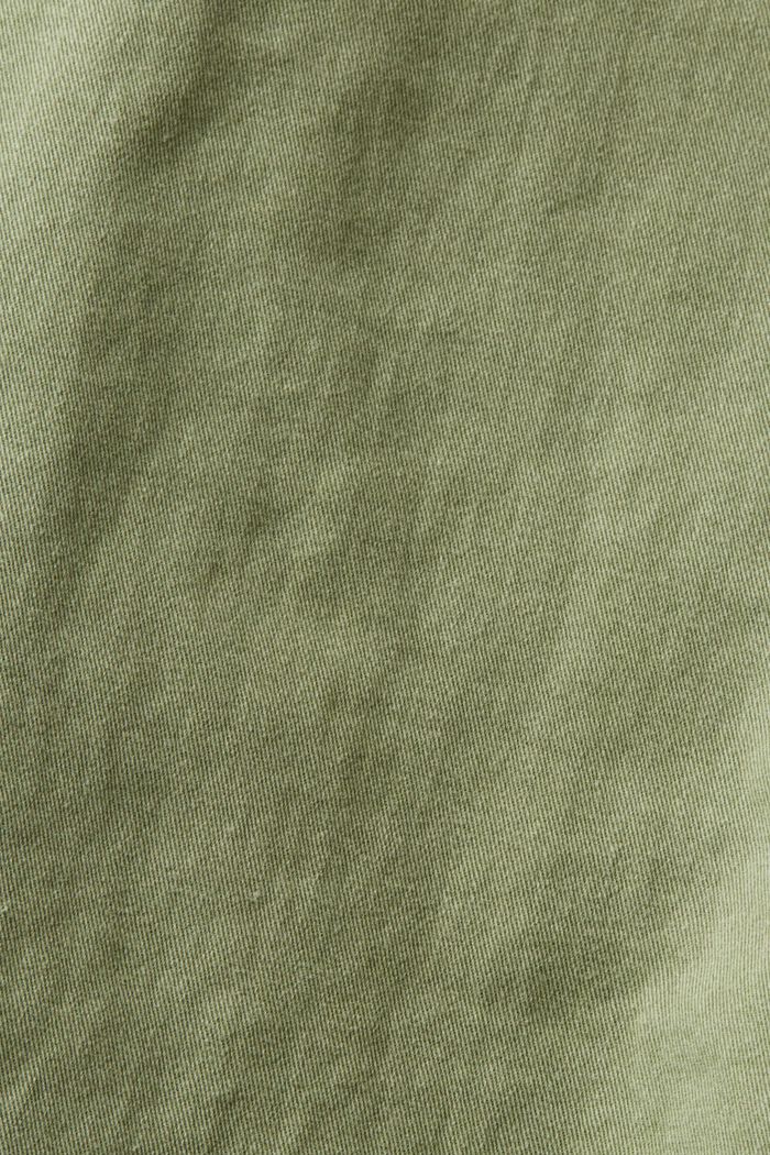 Pantalón chino elástico de algodón, LIGHT KHAKI, detail image number 4