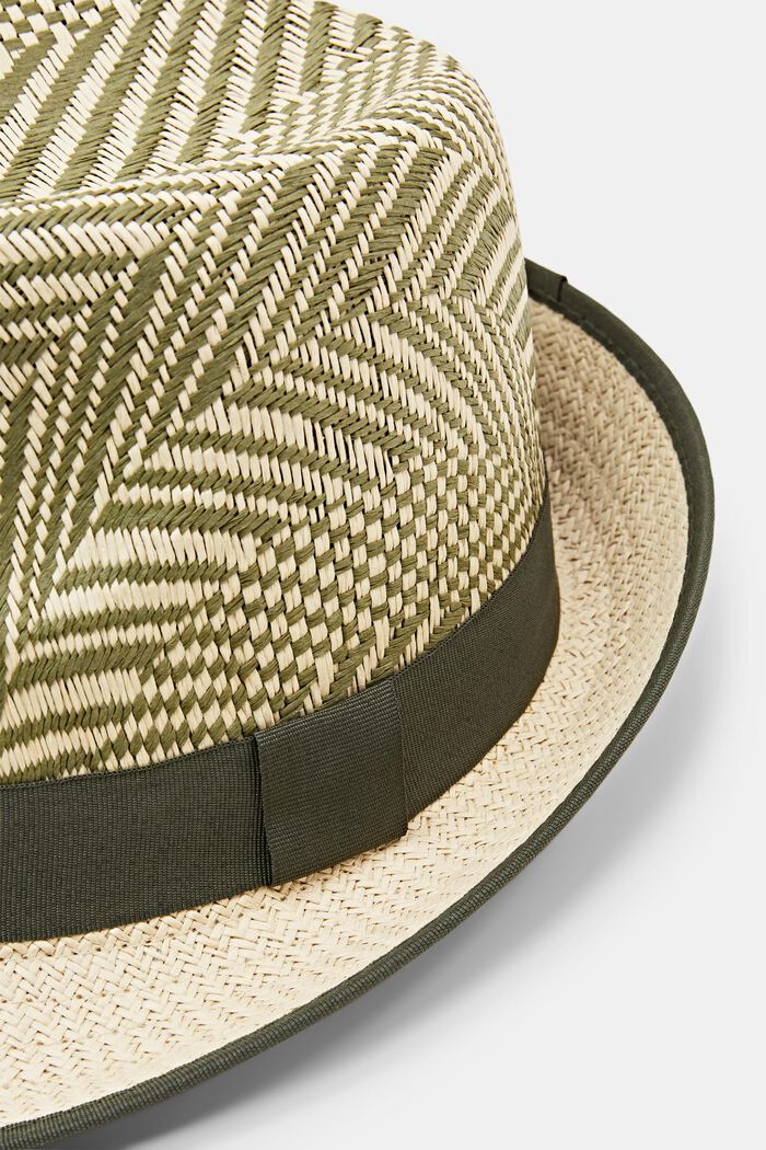 Sombrero trilby estampado, KHAKI BEIGE, detail image number 1