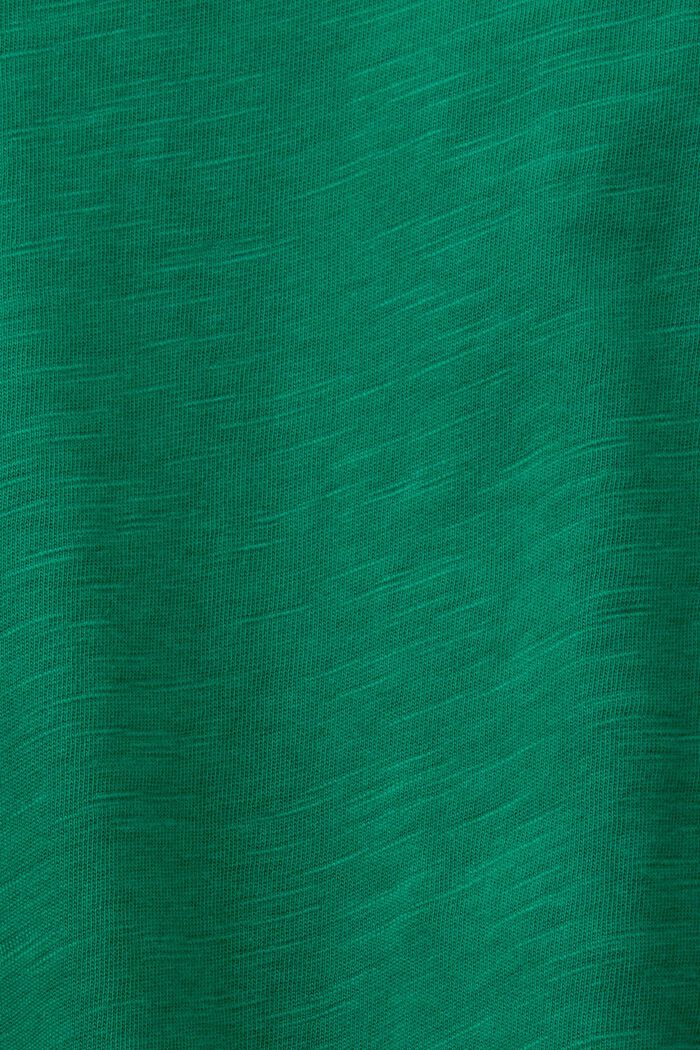 Camiseta de manga larga de jersey, 100% algodón, DARK GREEN, detail image number 5