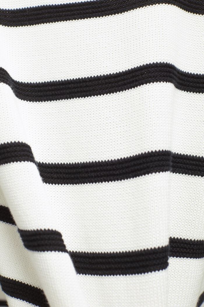 Jersey a rayas en algodón ecológico, OFF WHITE, detail image number 5