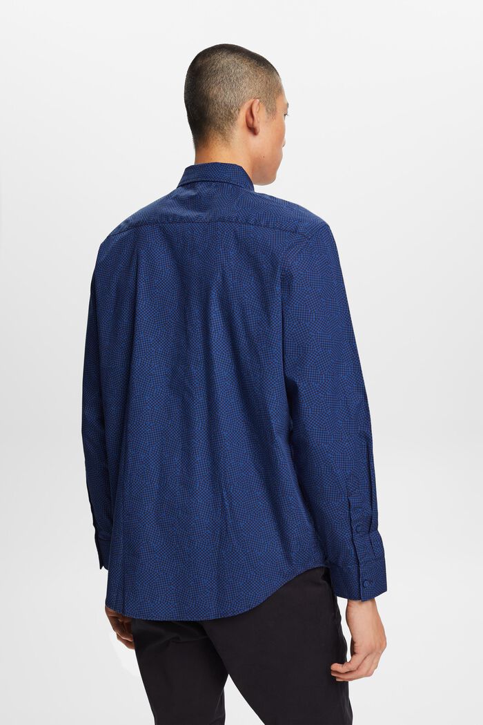 Camisa estampada, 100% algodón, NAVY, detail image number 3