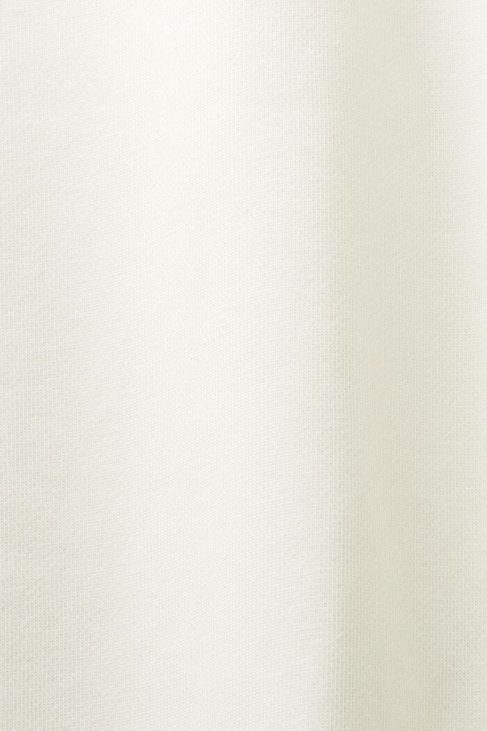 Sudadera unisex de felpa de algodón con logotipo, OFF WHITE, detail image number 6