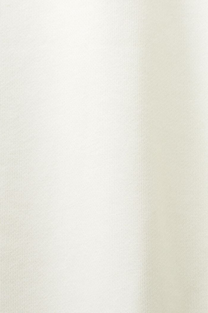 Sudadera unisex de felpa de algodón con logotipo, OFF WHITE, detail image number 6