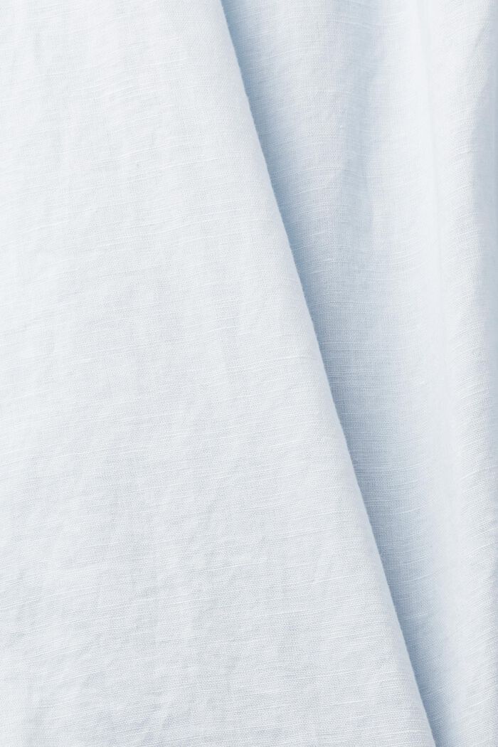 Blusa sin mangas en mezcla de lino, PASTEL BLUE, detail image number 6