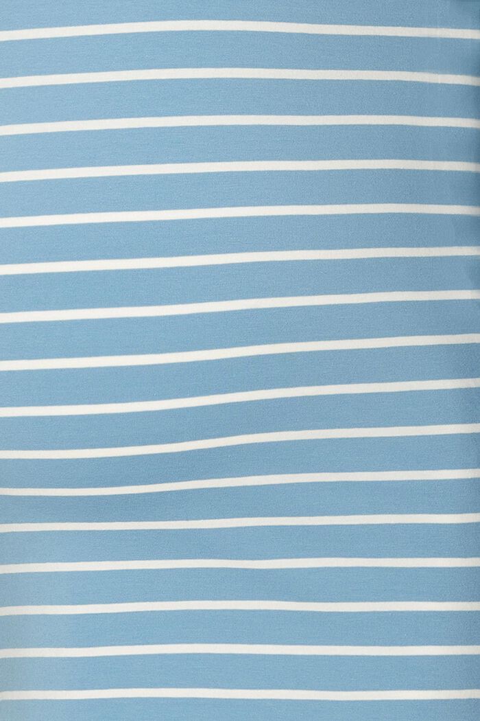 Camiseta de manga larga apta para la lactancia en algodón ecológico, SHADOW BLUE, detail image number 2