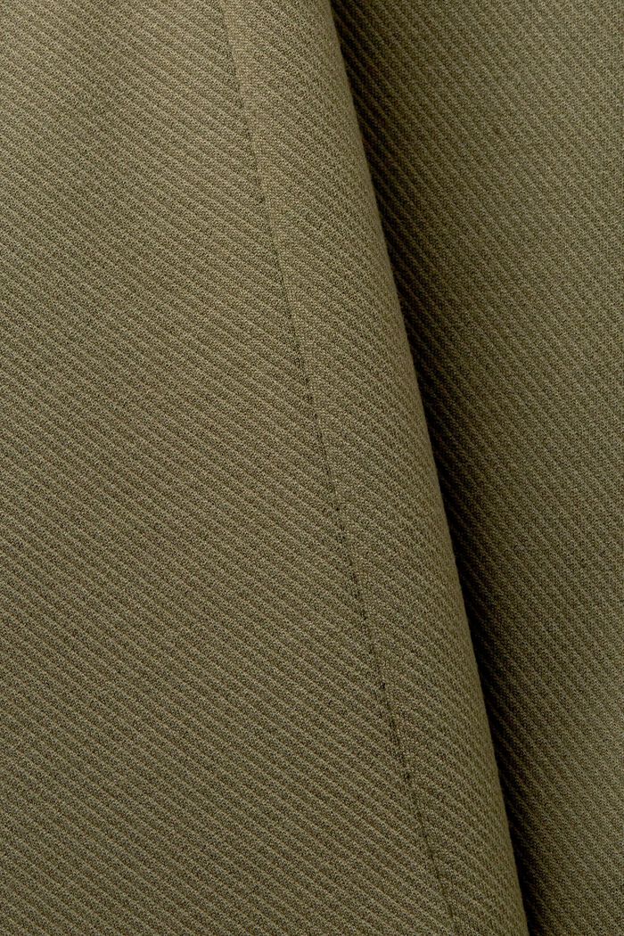 Blazer de corte ceñido con textura, OLIVE, detail image number 6