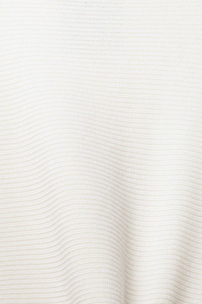 Jersey con cuello barco en algodón ecológico/TENCEL™, OFF WHITE, detail image number 6