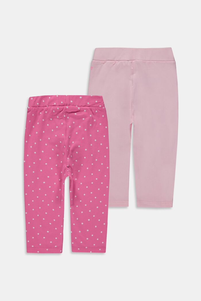 Pack de 2 leggings capri, NEW PINK FUCHSIA, detail image number 1