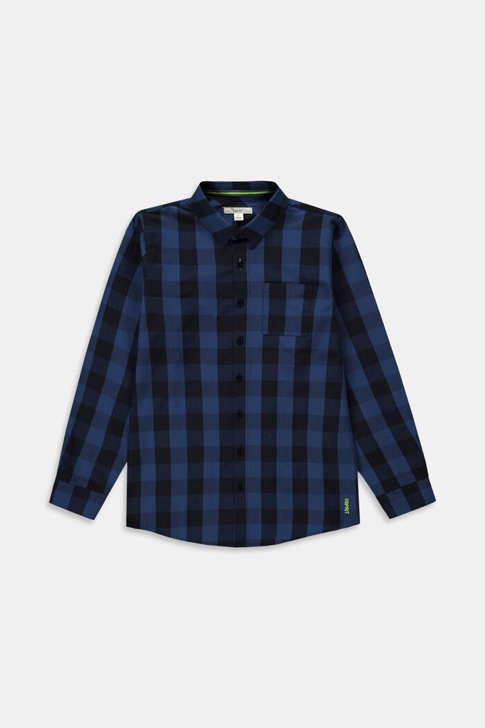 Shirts woven, BLUE, overview