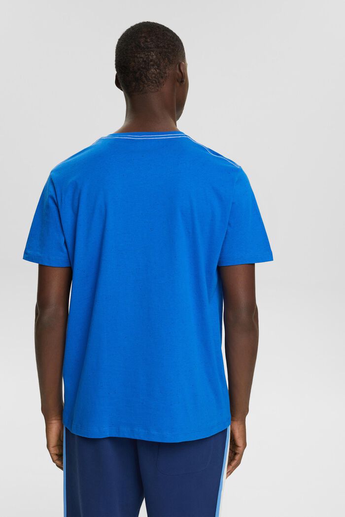 Camiseta de tejido jersey jaspeado, BLUE, detail image number 3
