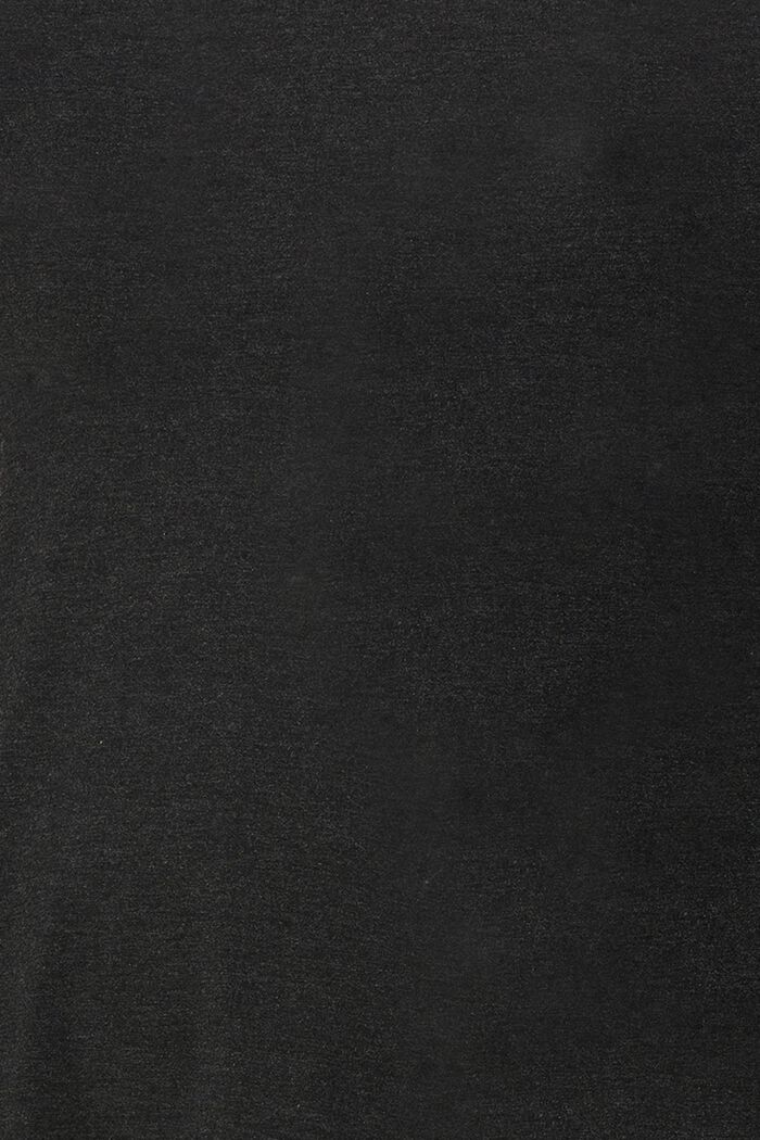 Camiseta de manga larga con laterales abiertos, LENZING™ ECOVERO™, ANTHRACITE MELANGE, detail image number 4