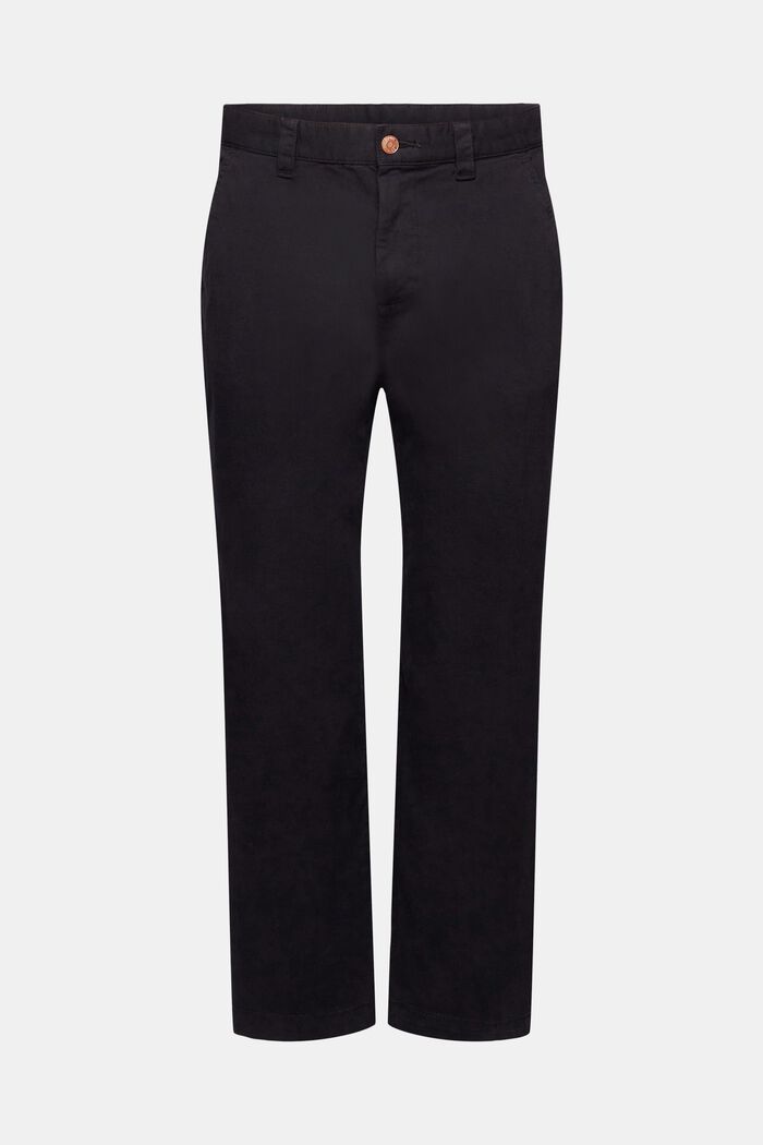 Pantalones cargo de corte ajustado y estilo vintage, BLACK, detail image number 7