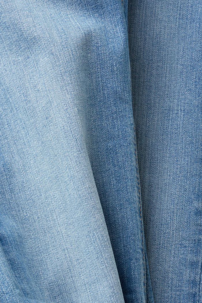 Jeans mid-rise cropped leg, BLUE LIGHT WASHED, detail image number 6