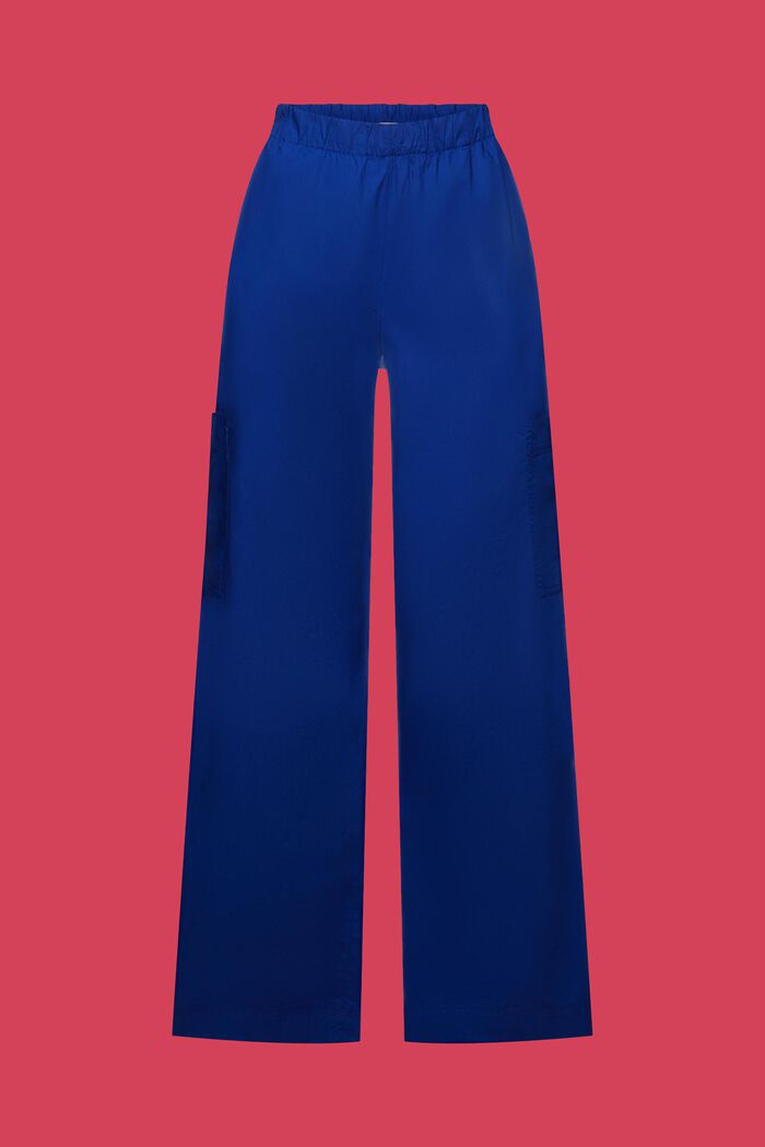 Pantalones estilo cargo, 100 % algodón, INK, detail image number 7