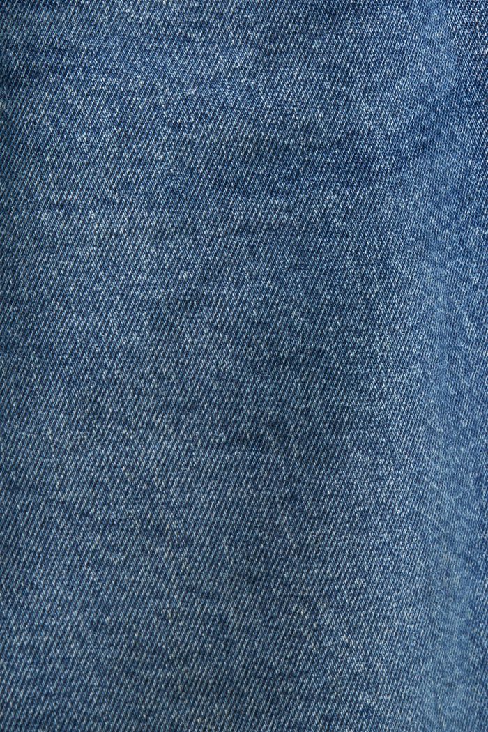 Jeans straight fit mid-rise, BLUE MEDIUM WASHED, detail image number 5