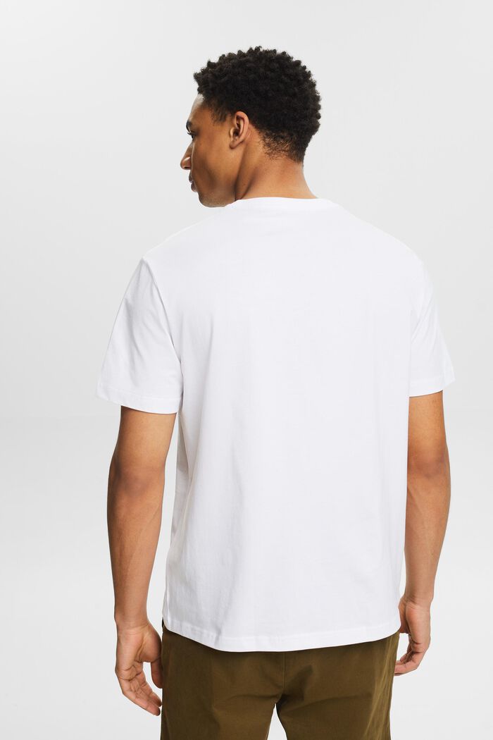 Camiseta de cuello redondo y manga corta, WHITE, detail image number 2