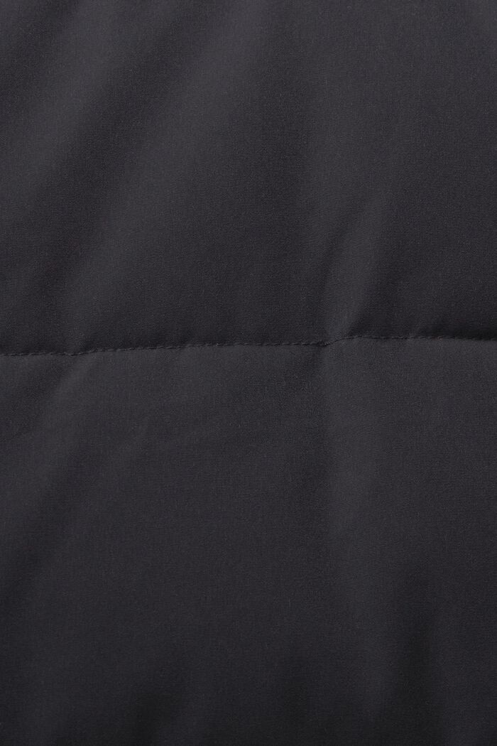 Cazadora acolchada con capucha separable, BLACK, detail image number 6