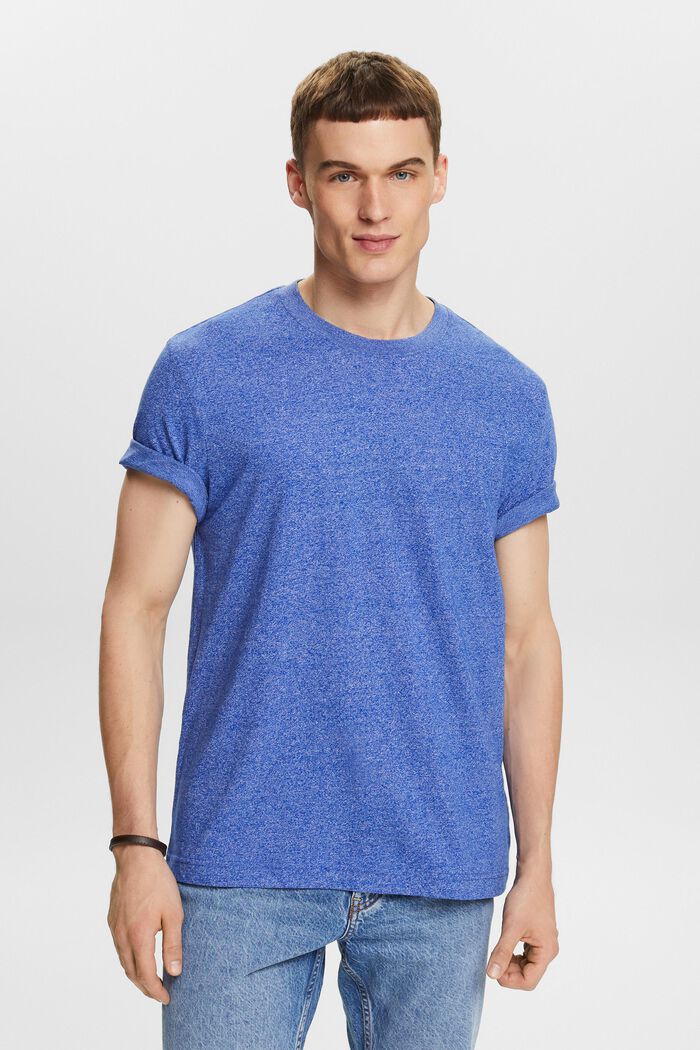 Camiseta jaspeada, BRIGHT BLUE, detail image number 0