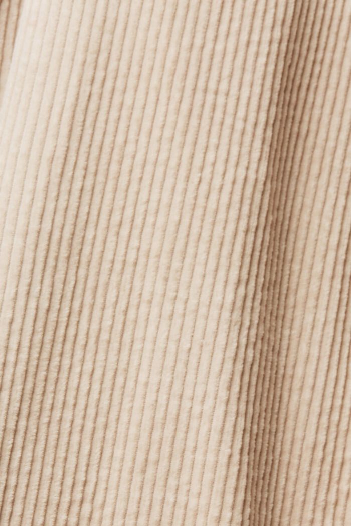 CURVY pantalón de pana, 100 % algodón, LIGHT TAUPE, detail image number 5