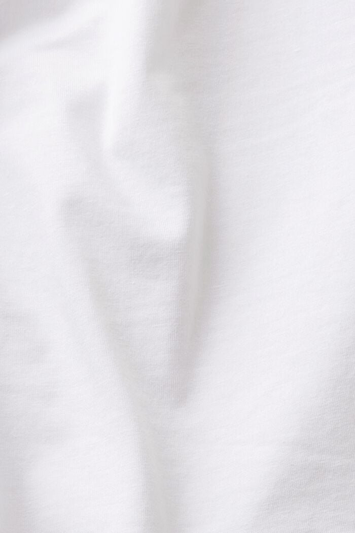 Camiseta con escote cuadrado, WHITE, detail image number 6