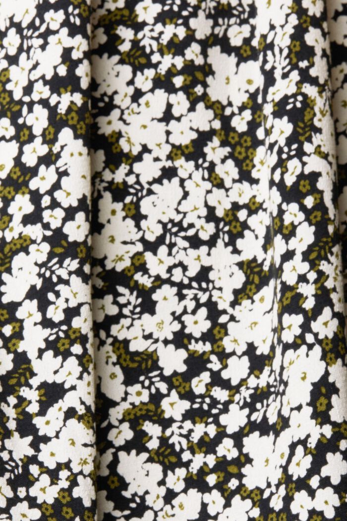 Blusa con estampado floral, BLACK, detail image number 5