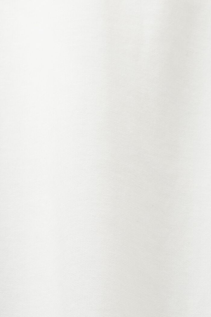 Pantalón de felpa con cremallera invertida, OFF WHITE, detail image number 5