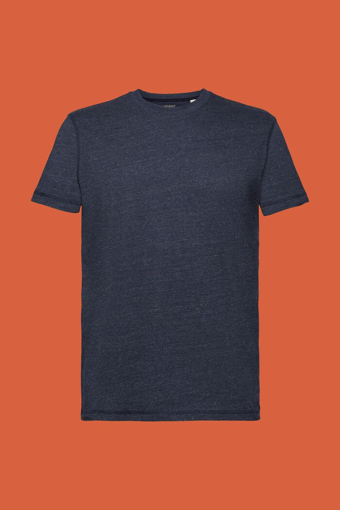 Camiseta de punto de algodón, NAVY, detail image number 7