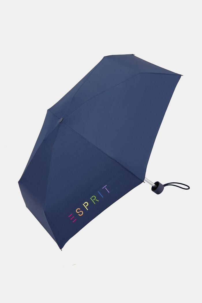 Paraguas de bolsillo ultra mini con funda con cremallera, ONE COLOR, detail image number 0