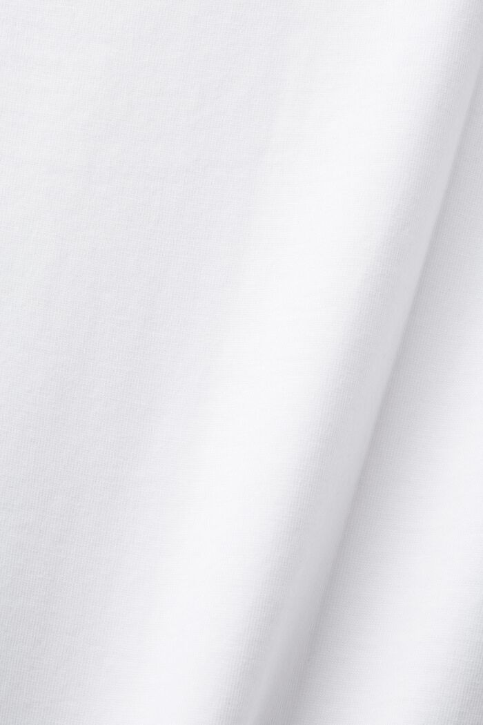 Camiseta de algodón, WHITE, detail image number 5