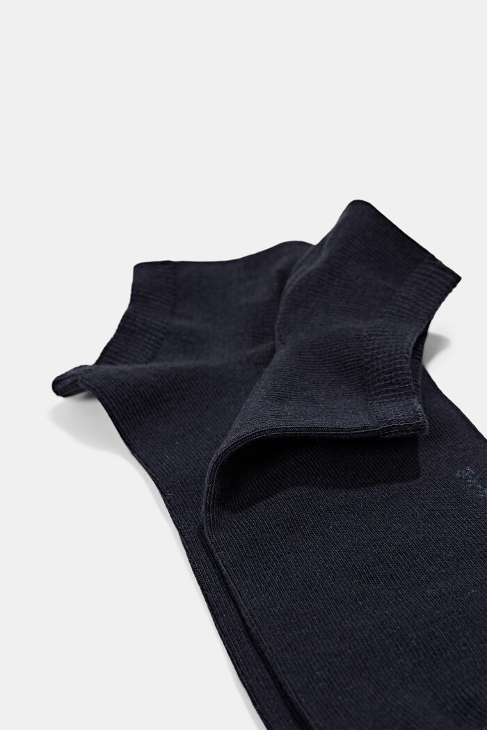 Pack de 2 pares de calcetines para deportivas, algodón ecológico, MARINE, detail image number 1