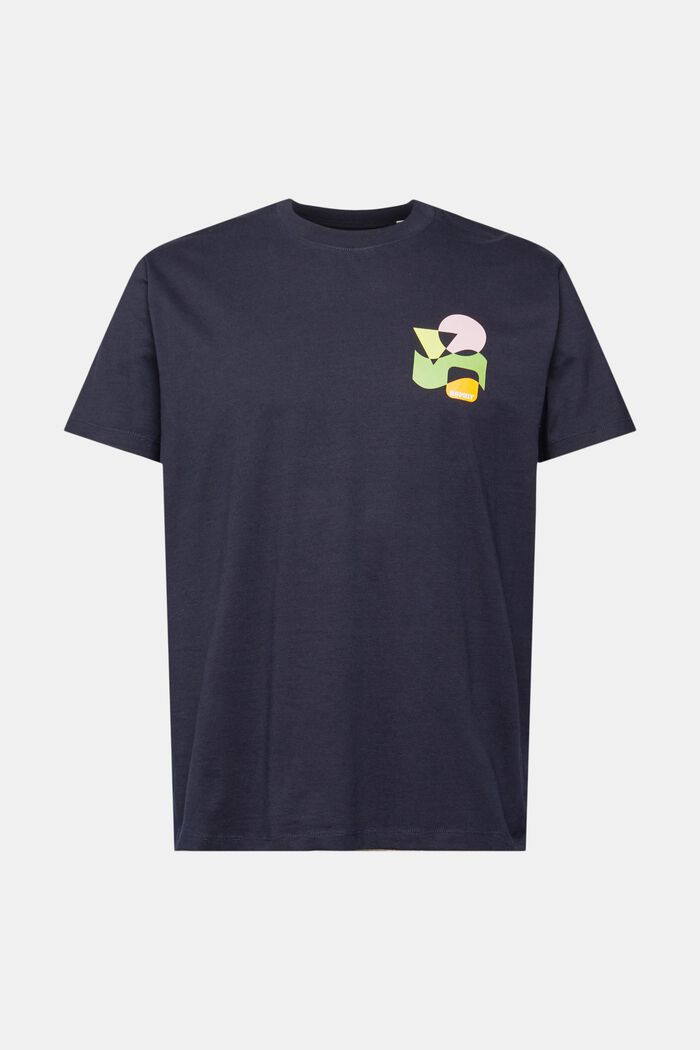 Camiseta de punto con estampado, NAVY, detail image number 7