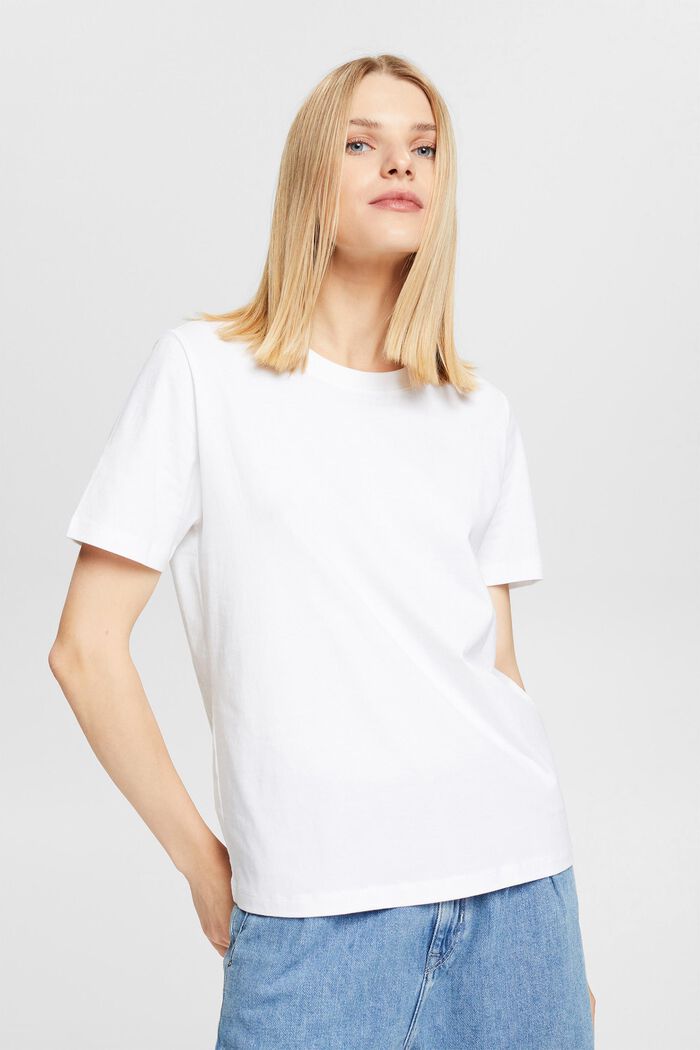 Camiseta unicolor, WHITE, detail image number 0