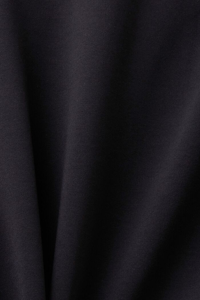Sudadera con bolsillos de cremallera, BLACK, detail image number 4