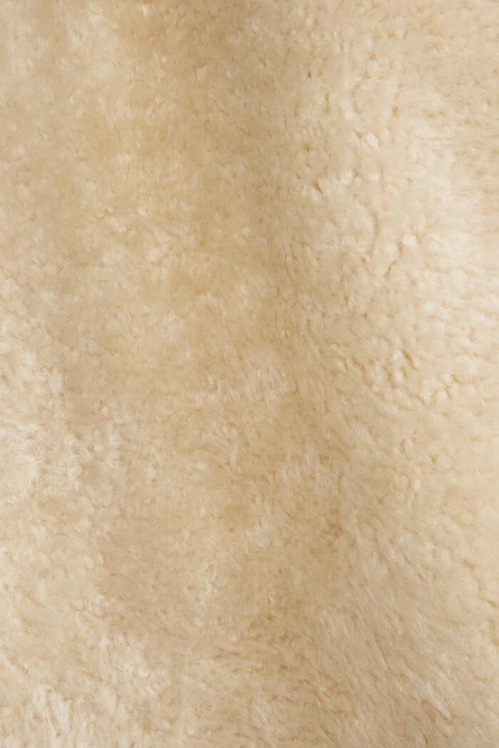 Chaleco de lana de borrego, SAND, detail image number 4