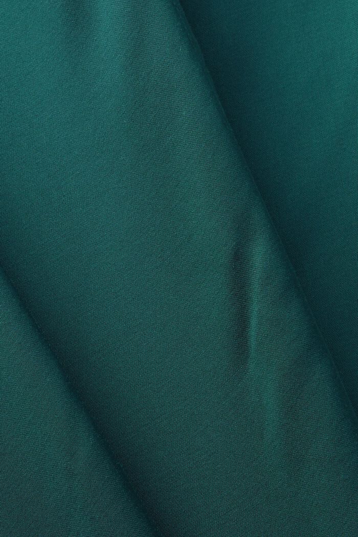 Vestido de satén con lazada, EMERALD GREEN, detail image number 5