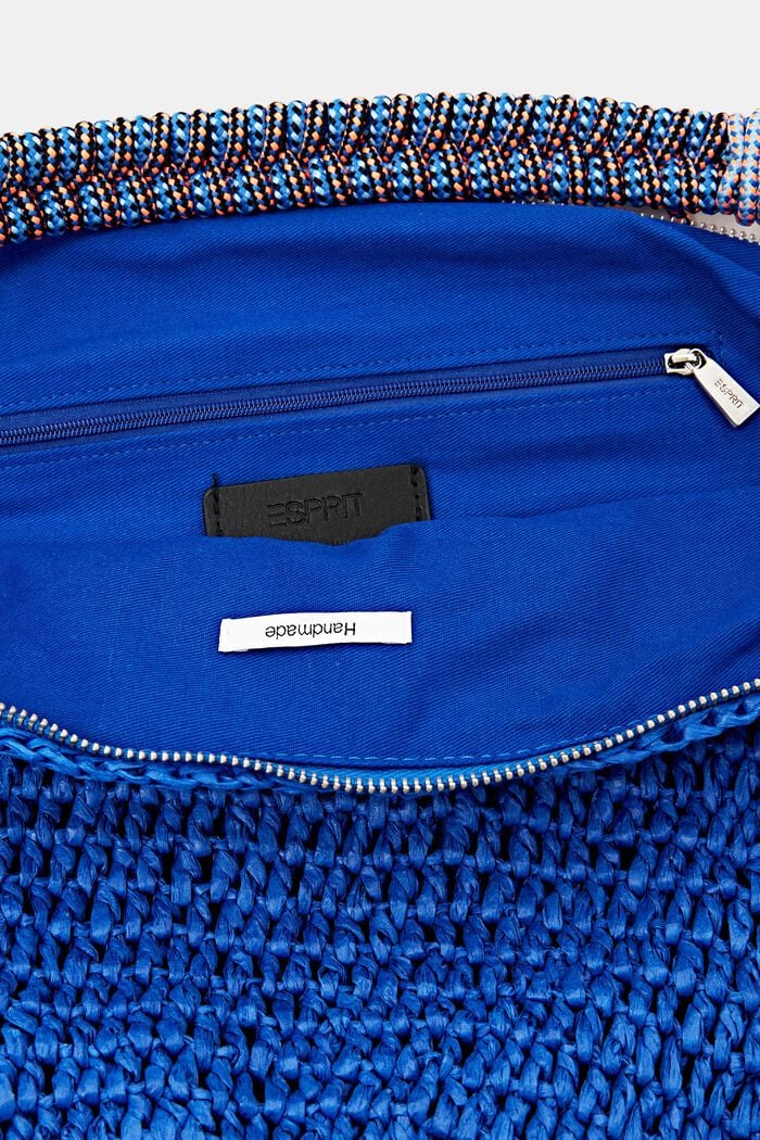 Bolso hobo de ganchillo, BRIGHT BLUE, detail image number 2