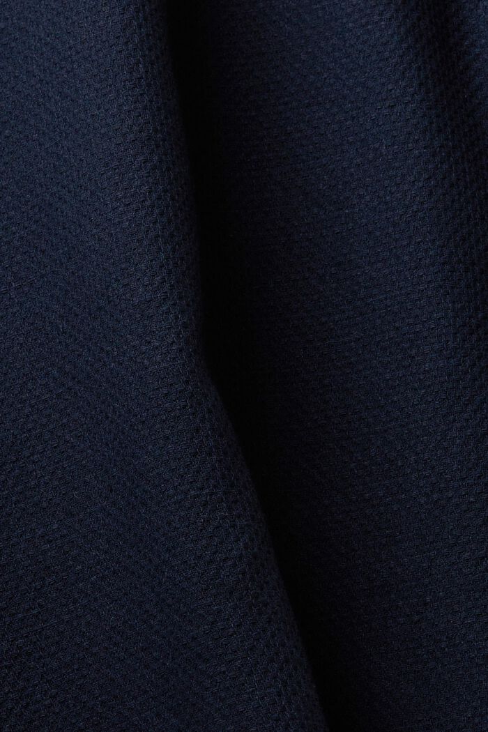 Camisa tejido dobby, NAVY, detail image number 4