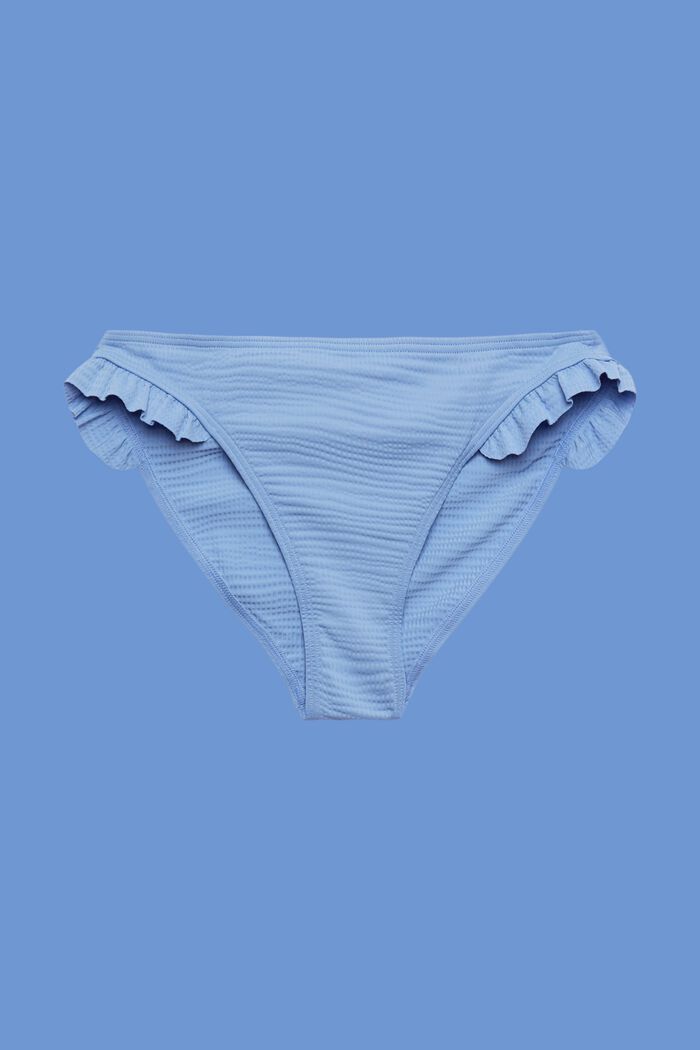 Reciclada: braguita de bikini con frunces, LIGHT BLUE LAVENDER, detail image number 4