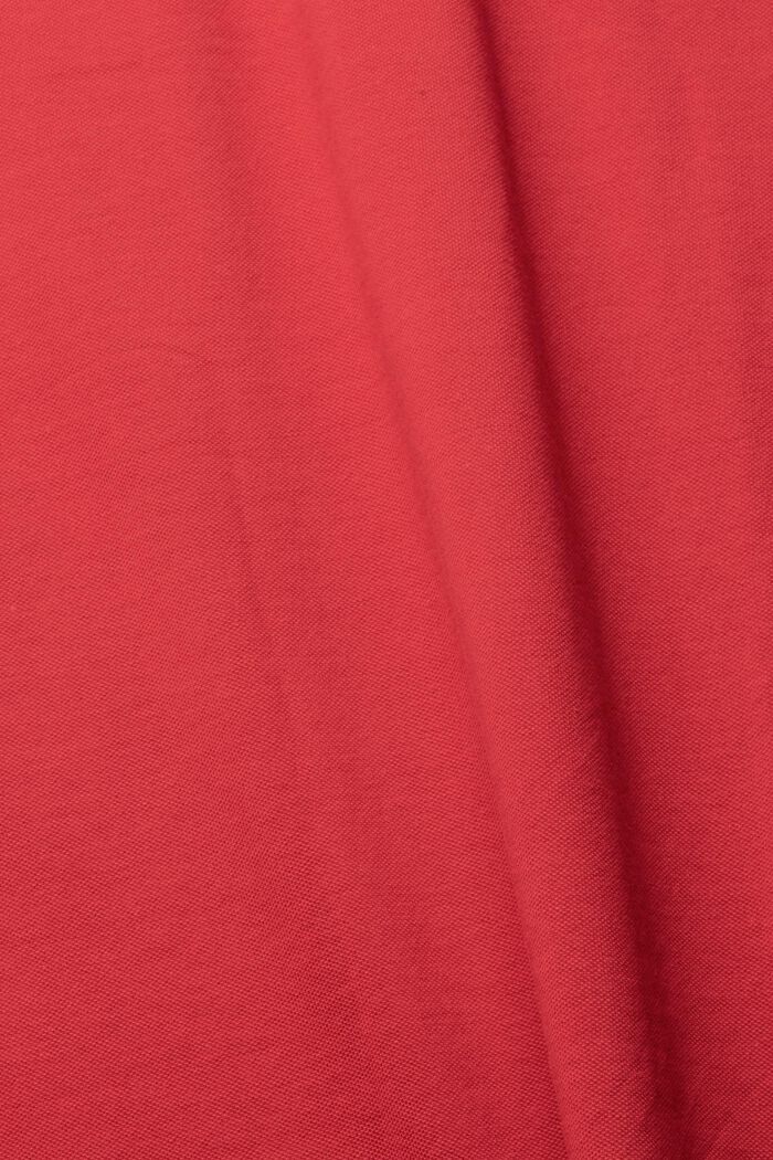 Polo en piqué de algodón, BERRY RED, detail image number 1