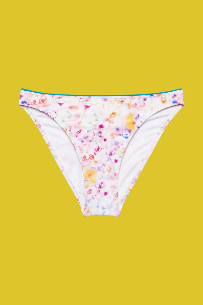 Mini braguitas de bikini con estampado floral, TEAL BLUE, detail image number 4
