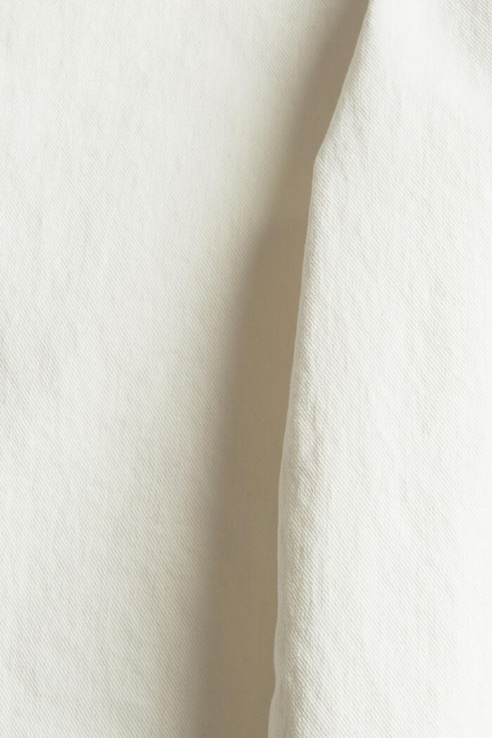 Bermudas de tejido vaquero elástico, OFF WHITE, detail image number 4