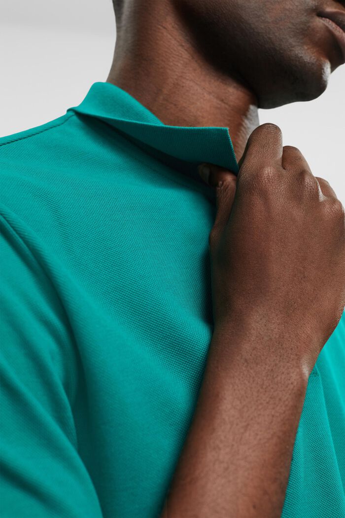 Polo slim fit, EMERALD GREEN, detail image number 2