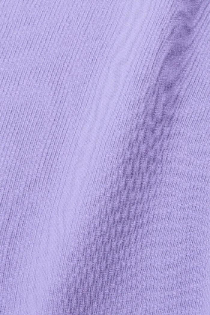Camiseta holgada, 100 % algodón, PURPLE, detail image number 6
