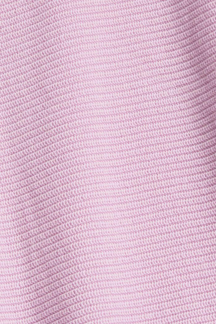Jersey con cuello barco en algodón ecológico/TENCEL™, LILAC, detail image number 1