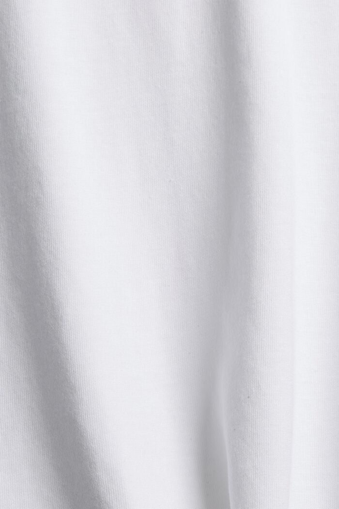Pack de dos camisetas de manga larga en mezcla de algodón ecológico, WHITE, detail image number 4