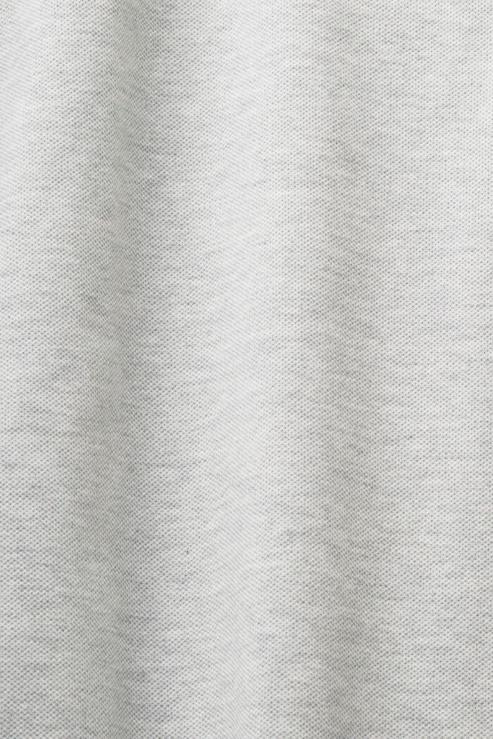 Camiseta de logotipo estilo polo, LIGHT GREY, detail image number 4