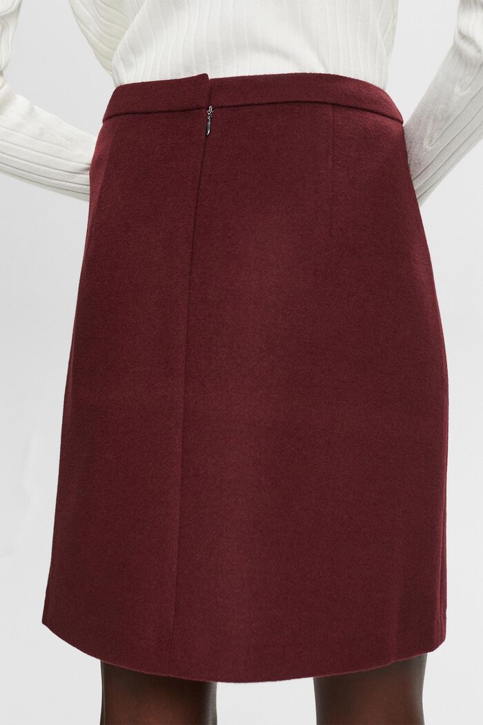 Minifalda, AUBERGINE, detail image number 4